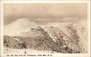 Mt. Clay From Mt. Washington Shorey Real Photo Postcard #465 c1915