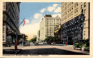 Canada - Quebec, Montreal. Sherbrooke Street West