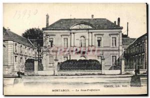 Old Postcard Montargis The sub prefecture