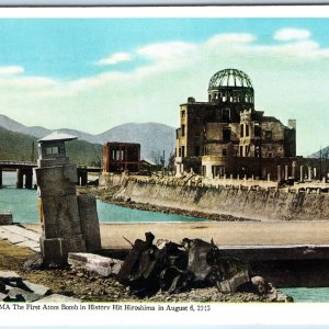 c1950s Hiroshima, Japan Atom Atomic Bomb Ruins Peace Memorial Genbaku Dome A244