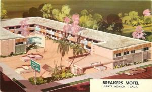 Artist Impression Breakers Motel 1950s Santa Monica California 2009