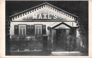 New York City Original Maxl's Bavarian Restaurant Antique Postcard J71409