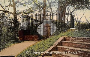 Old Tomb of Washington Mt Vernon, Virginia, USA Cemetery Unused 