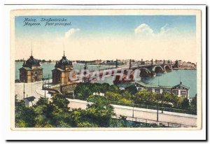 Mainz Postcard Old Main Deck Mainz