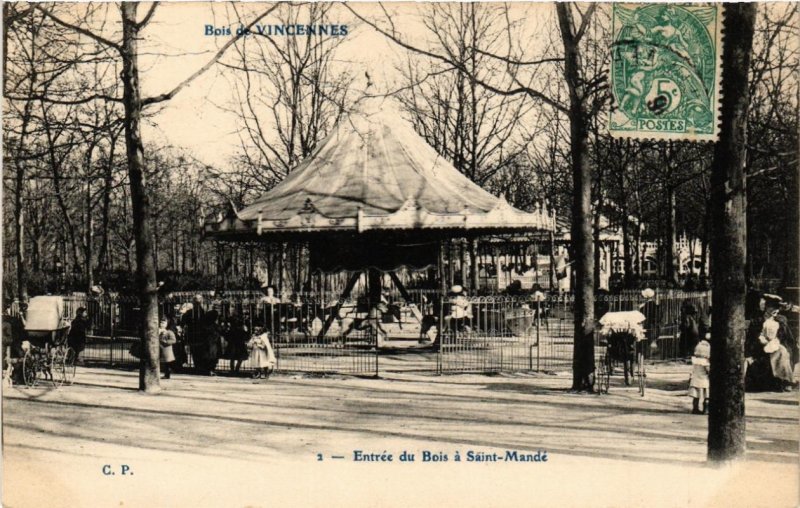 CPA Bois de VINCENNES Entrée du Bois a SAINT-MANDE (509450)