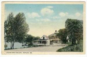 Casino &amp  Square, Naples, Maine, PU-1922