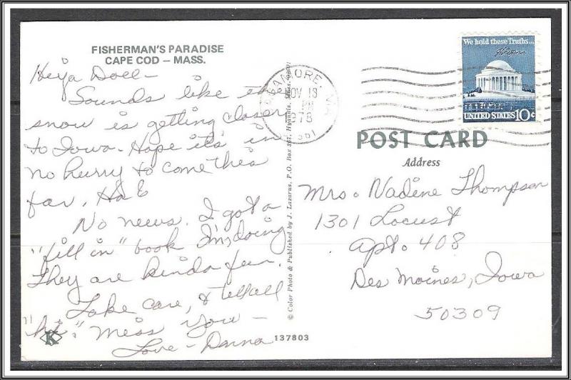 Massachusetts, Cape Cod - Fisherman's Paradise - [MA-658]