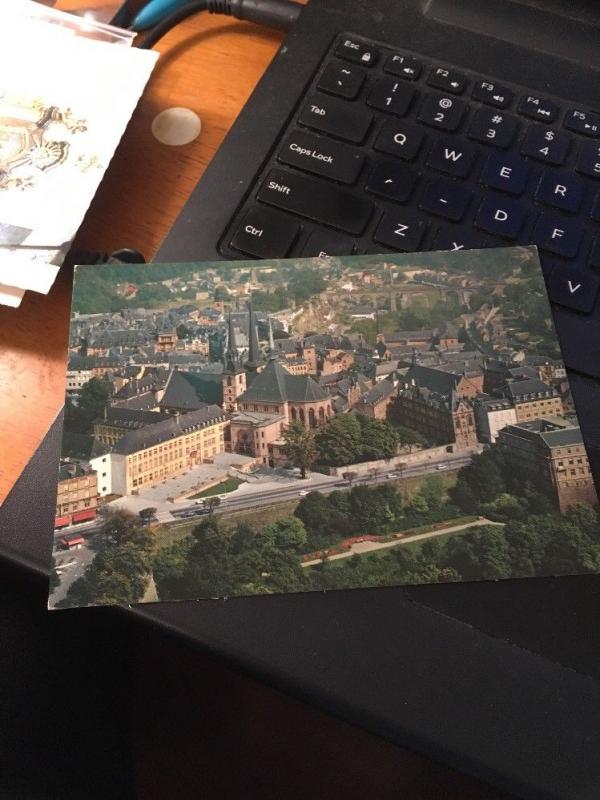 Vtg Postcard: Luxembourg, Vue Aerienne, unposted