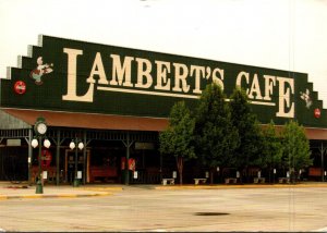 Missouri Ozarks Lambert's Cafe Home Of The Throwed Rolls