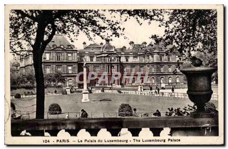 Paris - 6 - The Luxembourg Palace - Old Postcard