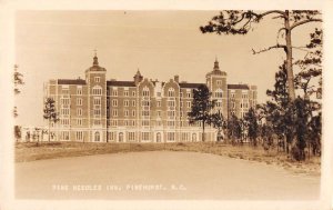 Pinehurst North Carolina Pine Needles Inn Real Photo Vintage Postcard AA25101