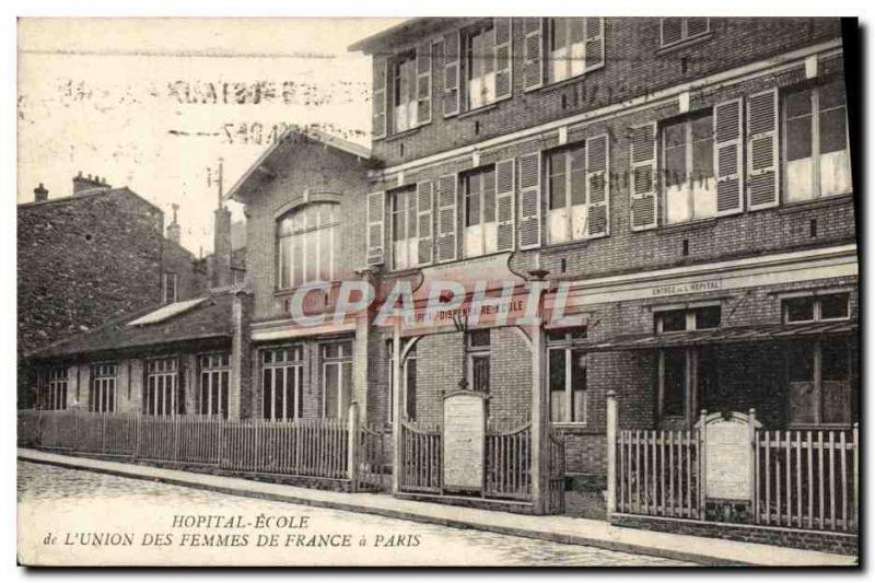 Postcard Old Hospital School of Women & # 39union de France Paris