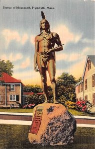 Statue of Massasoit Plymouth, Massachusetts MA