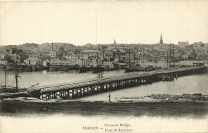 PC CPA AUSTRALIA, SYDNEY PYRMONT BRIDGE, Vintage Postcard (b27142)