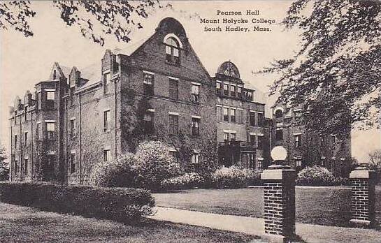 Massachusetts South Hadley Mount Holyoke College Pearson Hall Albertype