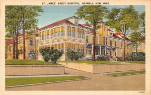 HORNELL, New York NY    ST JAMES MERCY HOSPITAL Steuben County ca1940's Postcard