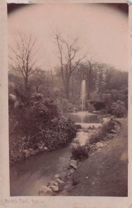 Scotts Park Darwen Burnley Lancashire Real Photo Antique Postcard