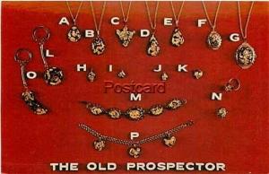 CA, Sacramento, California, Advertising Postcard, Western Golden Sate Jewelry