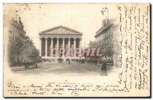 Paris Old Postcard La Madeleine