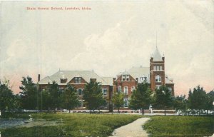 Idaho Lewiston State Normal School Sprouse C-1910 Wheelock Postcard 22-9667