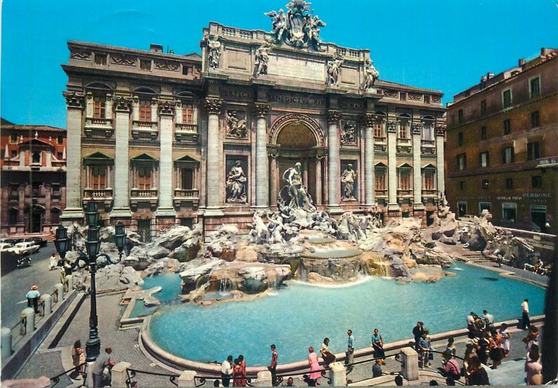 Postcard Italy Roma Fontana di Trevi