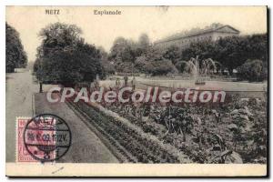 Old Postcard Metz Esplanade