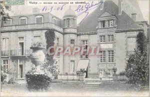 Postcard Old Vichy House of Madame de Sevigne