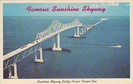 Florida St Petersburg Sunshine Skyway Bridge