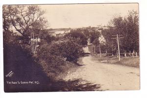 Real Photo, The Road to Grand Pre, Nova Scotia