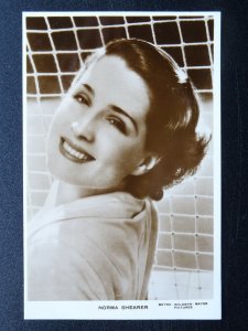 Actress Portrait NORMA SHEARER c1930s RP Postcard by Metro Goldwyn Mayer