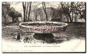 Old Postcard The Basin Huelgoat From Rusquec