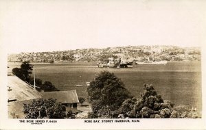 australia, NSW, SYDNEY, Rose Bay, Harbour, Steamers, Rose Series RPPC