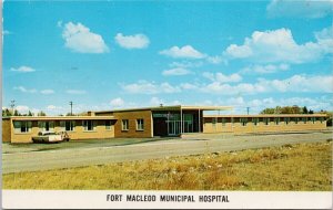 Fort Macleod Alberta Municipal Hospital Vintage Postcard H25