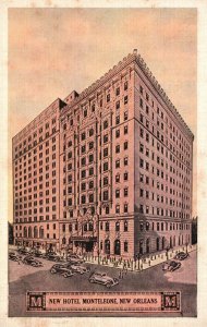 Vintage Postcard 1938 New Hotel Monteleone New Orleans Louisiana LA E. C. Kropp