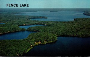 Wisconsin Fence Lake Aerial View