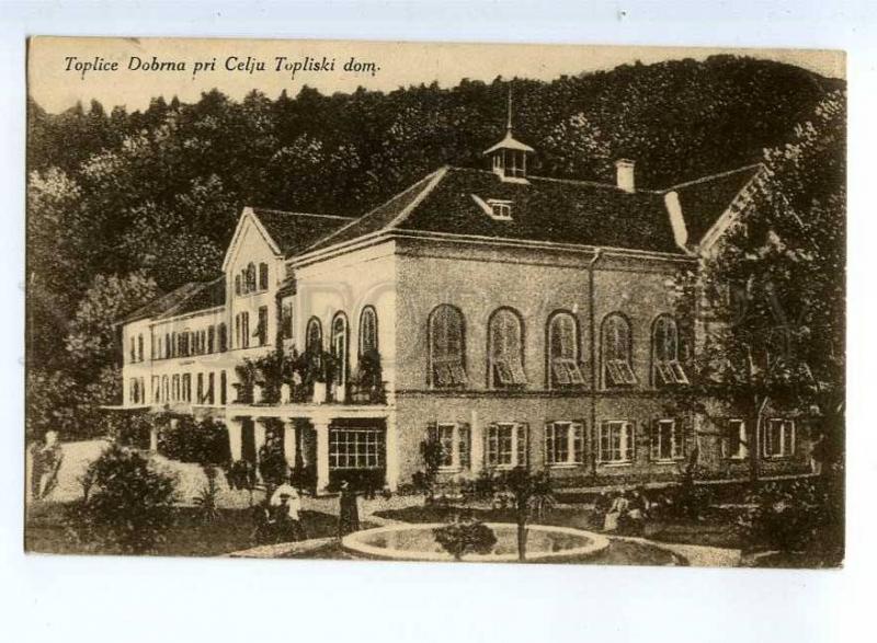 236418 SLOVENIA Dobrna Spa in Celje 1924 year RPPC
