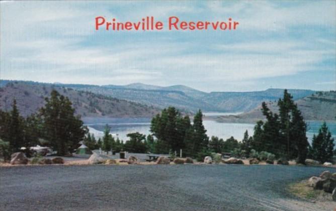 Oregon Prineville Reservoir On Juniper Canyon Road Panoramic View