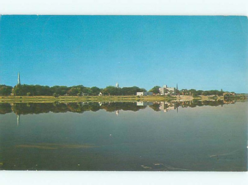 Pre-1980 RIVER SCENE Fredericton New Brunswick NB AE5927