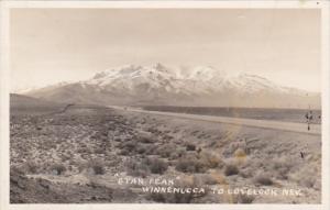 Nevada Star Peak Winnemucca To Lovelock Real Photo