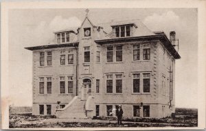 Melville Saskatchewan Luther Academy School SK Sask Postcard E79 *as is