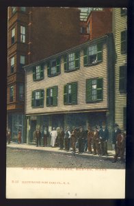 Boston, Massachusetts/MA Postcard, View Of Home Of Paul Revere