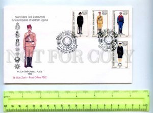 410017 Turkish Northern Cyprus 2001 year First Day COVER uniform