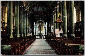 Interior Of Basilica Sainte Anne De Beaupre Quebec Canada Postcard