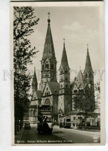 3131528 GERMANY BERLIN Kaiser Wilhelm Kirche Vintage postcard