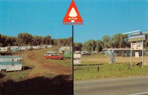 Gunnison Colorado Mesa Red Arrow Campgrounds, Photochrome Vintage Postcard U8163