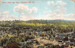 Frankfort Kentucky Bird's Eye View, Color Lithograph, Vintage Postcard U17842