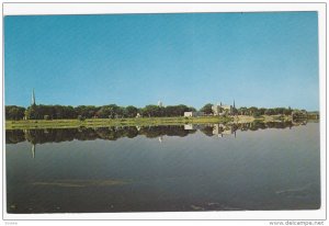 Saint John River, Christ Church Cathedral, Parliament Buildings, FREDERICTON,...