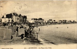 CPA QUIBERON - La Plage et les Villas (431466)
