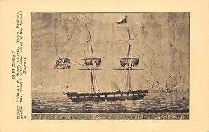 Brig Malay Silsbee & Stone Moses Endicott Sail Boat Ship 