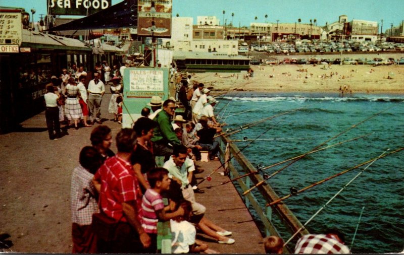 California Redondo Beach Fishing From The Pier